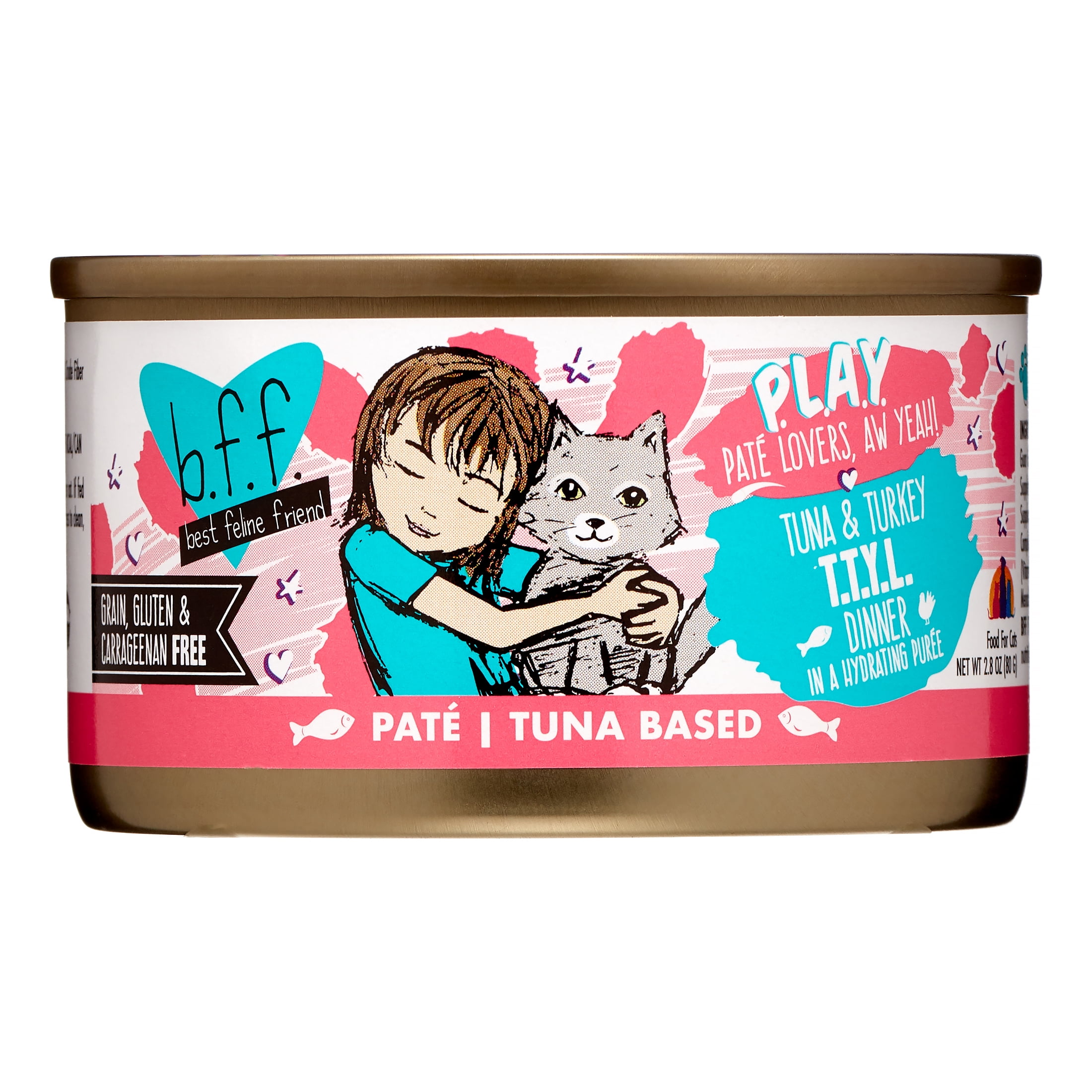 Weruva BFF PLAY Tweet Me Turkey Tuna Dinner in a Hydrating