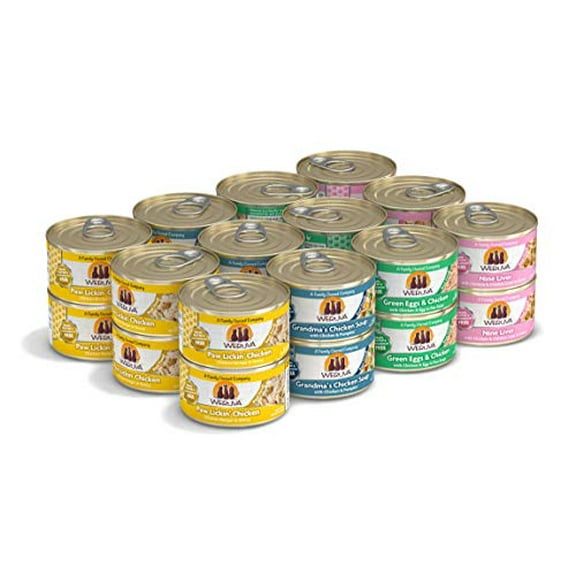 Weruva Classic Cat Food, Variety Pack, Paw Lickin' Pals Wet Cat Food, 3oz Cans (Pack of 24) Paw Lickin' Pals Variety Pack 3 Count (Pack of 24)
