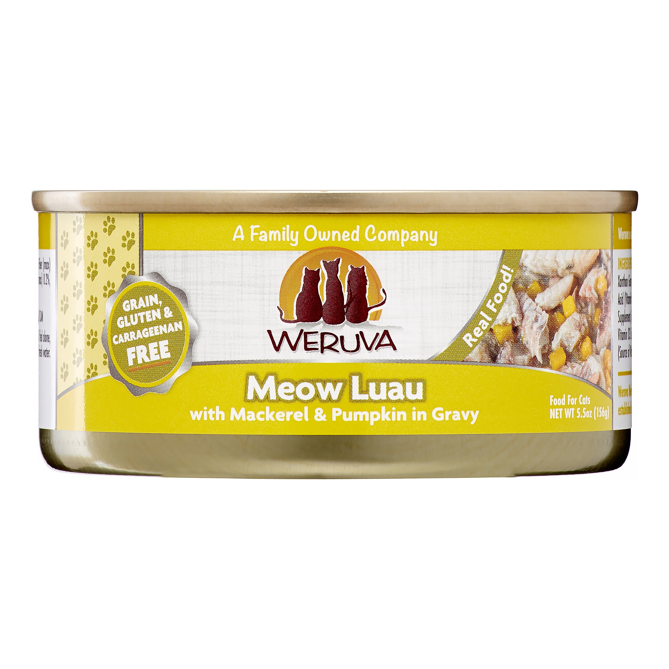 Weruva Mack & Jack Katzenfutter - 24 Dosen à 85g, Für Alle Lebensphasen, Nassfutter