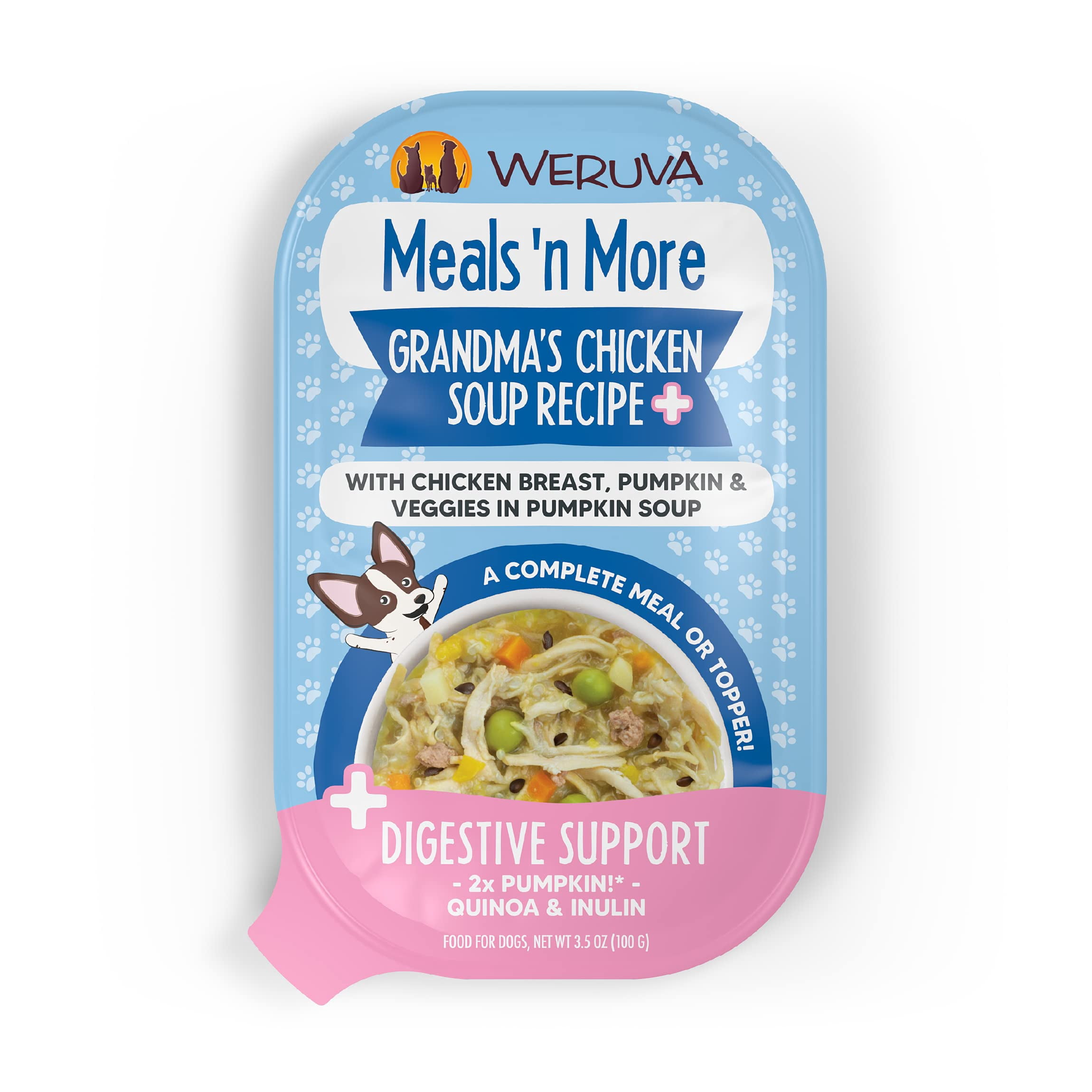 Weruva Meals 'n More STF9 Natural Wet Dog Food, Grandma's Chicken Soup