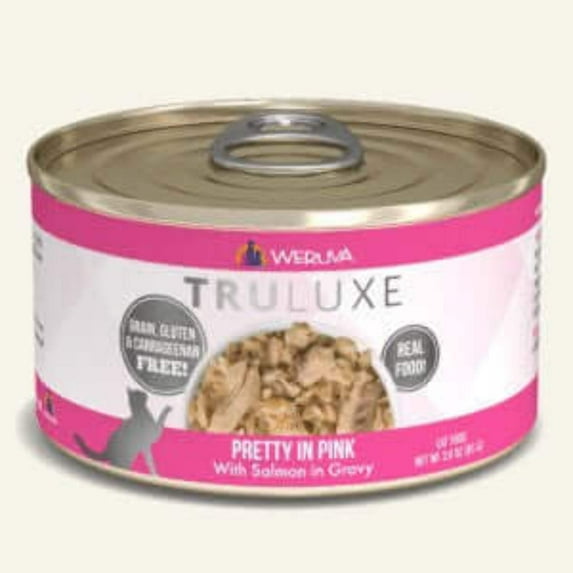 Weruva's TruLuxe Cat Food, Pretty in Pink with Wild-Caught Salmon in Gravy