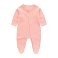 thumbnail image 1 of Weryoung Girls Newborn Infant Baby Boys Print Romper Jumpsuit Newborn Stylish Onesie,Light Pink,3-6 Months, 1 of 2