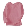 thumbnail image 1 of Weryoung Kids Baby Boys Girls Shirts Turtleneck Collar Soft T-Shirt Unisex Long Sleeve Tee Tops Kids Lovely Tee,Hot Pink,7-8 Years, 1 of 3