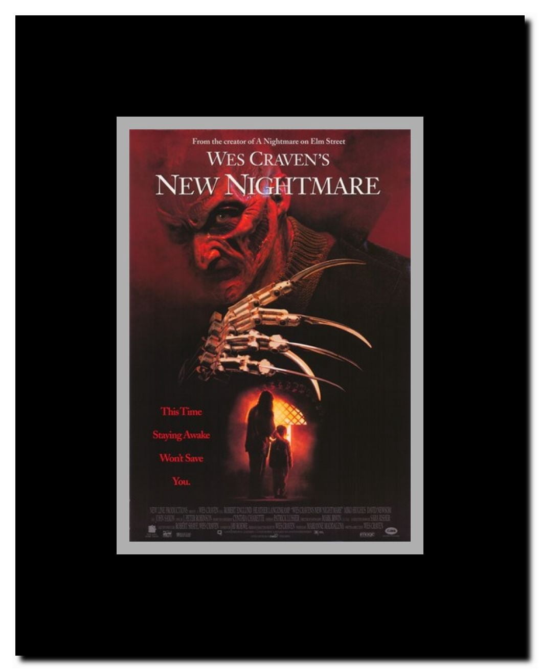 Wes Craven's New Nightmare Framed Movie Poster