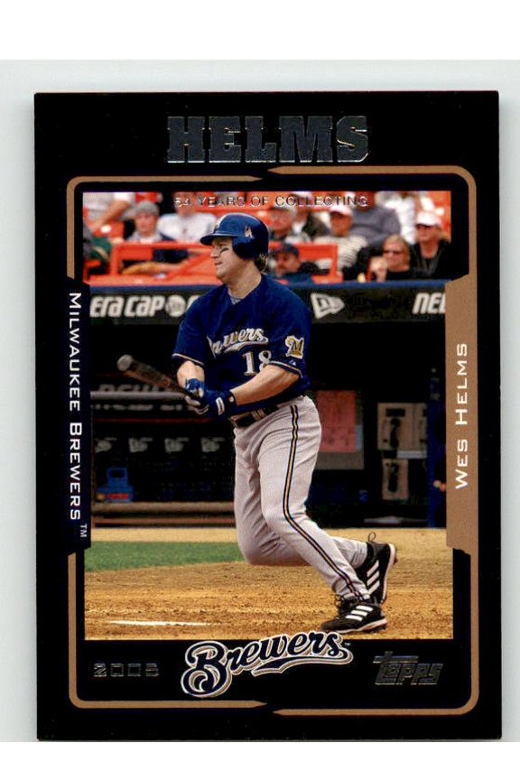 Wes Helms Card 2005 Topps Black #164