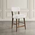 thumbnail image 1 of Wes Mid-Century Modern Boucle Upholstery Counter Barstool (Set of 2), 1 of 10