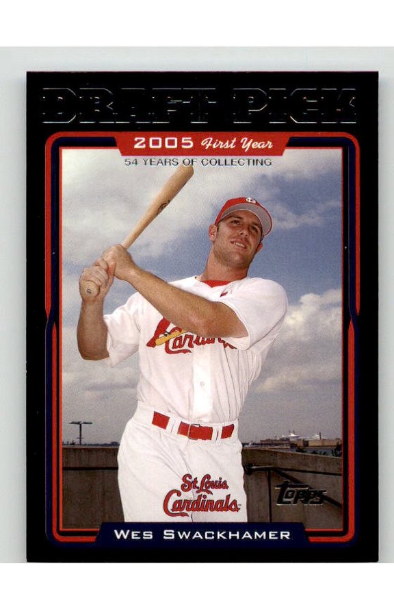 Wes Swackhamer FY Card 2005 Topps Black #669