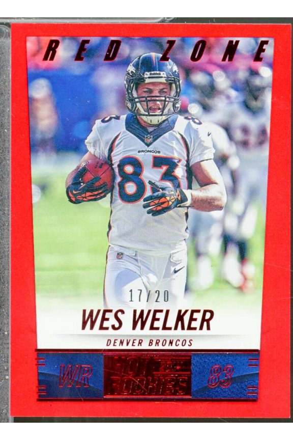 Wes Welker Card 2014 Score Red Zone (17/20) #68