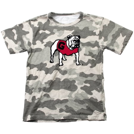 Wes & Willy Georgia University Bulldogs Camouflage Youth Short Sleeve Tee (5)