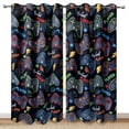 thumbnail image 1 of Wesan Gamer Gamepad Blackout Grommet Curtains, 104" x 84", 2 Panels, 1 of 7