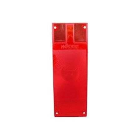 Wesbar 102641 Replacement Part, Lens Red, Taillight Over 80 In. 8