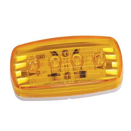 Wesbar 401585 Side Marker Clearance Light Led No. 58 Amber, 2.25 x 3 x 5.50 in.