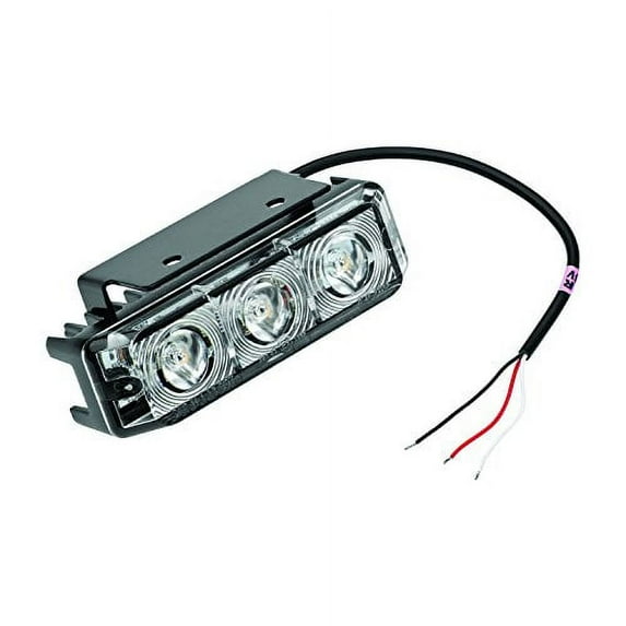 Wesbar 54205-021 LED Multi-Functional Strobe Light With 11-0.75 in. Leads & Bracket - Clear