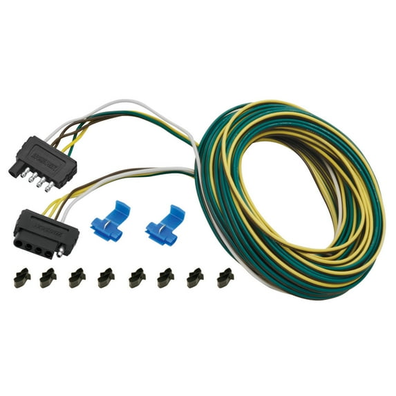 Cequent 707105 Wesbar 5 Way Flat Wishbone Style Trailer And Car End Wire Harn