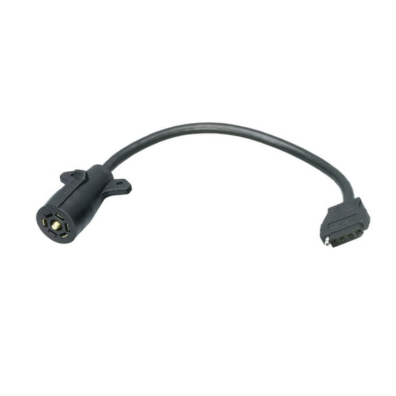 Wesbar 707250 18" 7-Way Blade to 5-Flat Wire Adapter