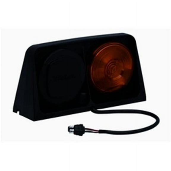 Wesbar 8261501 Dual Agricultural Light With Amber And Amber Red And Blank With Brake Light Function- 11 x 3 x 6 in.