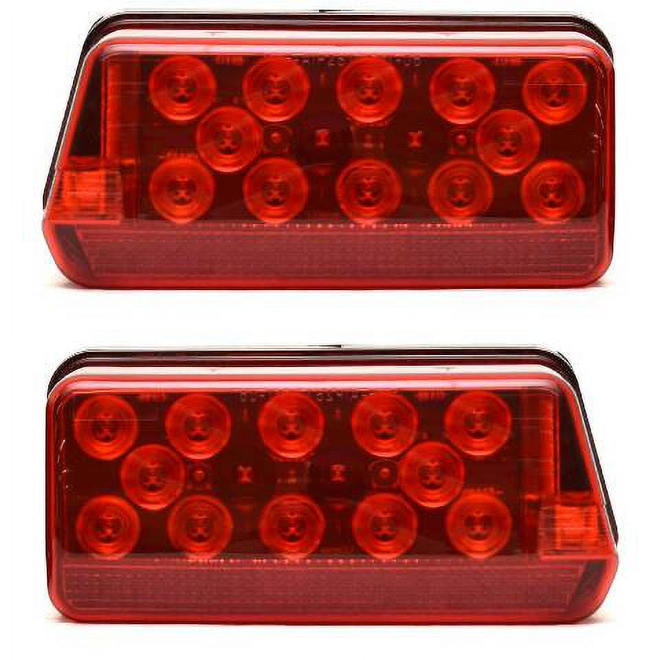 Wesbar Boat Trailer Tail Lights 281595 Submersible LED (Set