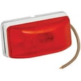 thumbnail image 1 of Wesbar Stud-Mount Side Marker Clearance Light - White Base - Red (Base UPC 0005352203233), 1 of 2