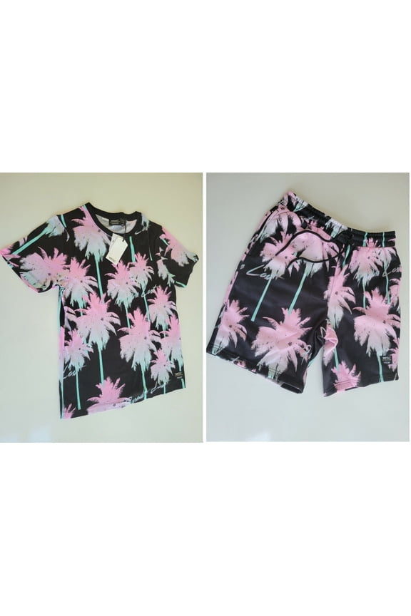 Beach Set Adults Unisex Size Mens M Womens L Black/Multicolor