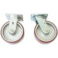 thumbnail image 1 of Wesco Industrial 250051 Mp-6 Moldon Polyurethane Wheel Rigid And Swivel Caster, 1 of 1