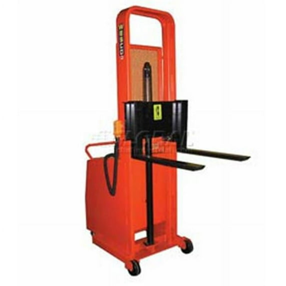 Wesco Industrial 261039-PD Battery Powered Lift Counter Balanced Stacker 76 x 25 in.