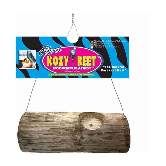 Wesco Kozy Keet Woodchew Playnest for Parakeets