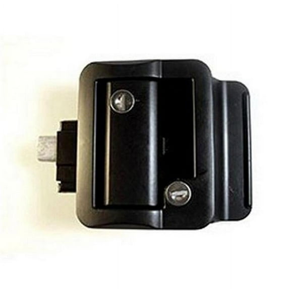 Wesco W6S-4361006SP Travel Trailer Lock, Black