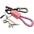thumbnail image 1 of Weseecase Keychain, Aluminum Alloy Dinosaur Charm Paired with a Hand-Woven Bracelet, Mini Dinosaur Keychain, 1 of 8