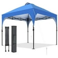 thumbnail image 1 of Wesfital 8x8 ft Outdoor Pop Up Canopy Gazebo Canopy Tent Portable Shade Instant, Blue, 1 of 7