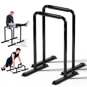 Wesfital Dip Bar, Heavy Duty Dip Station 880LBS Weight Capacity, Adjustable Parallel Bars for Home Gym & Calisthenics