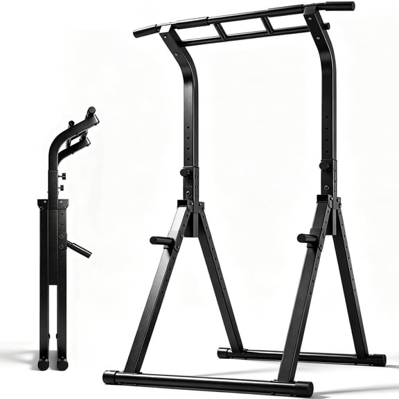 Wesfital Pull Up & Dip Bar Station, Multi-Function Home Gym Strength Training Equipment for Men & Women Muscle Building