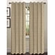 Buy Curtainworks Malta Faux Silk Grommet Curtain Panel, 50 by 95, Sand Online at Low Prices in India