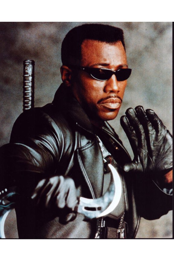 Wesley Snipes In Leather Jacket For Blade Photo Print (8 x 10) - Item # MVM56646