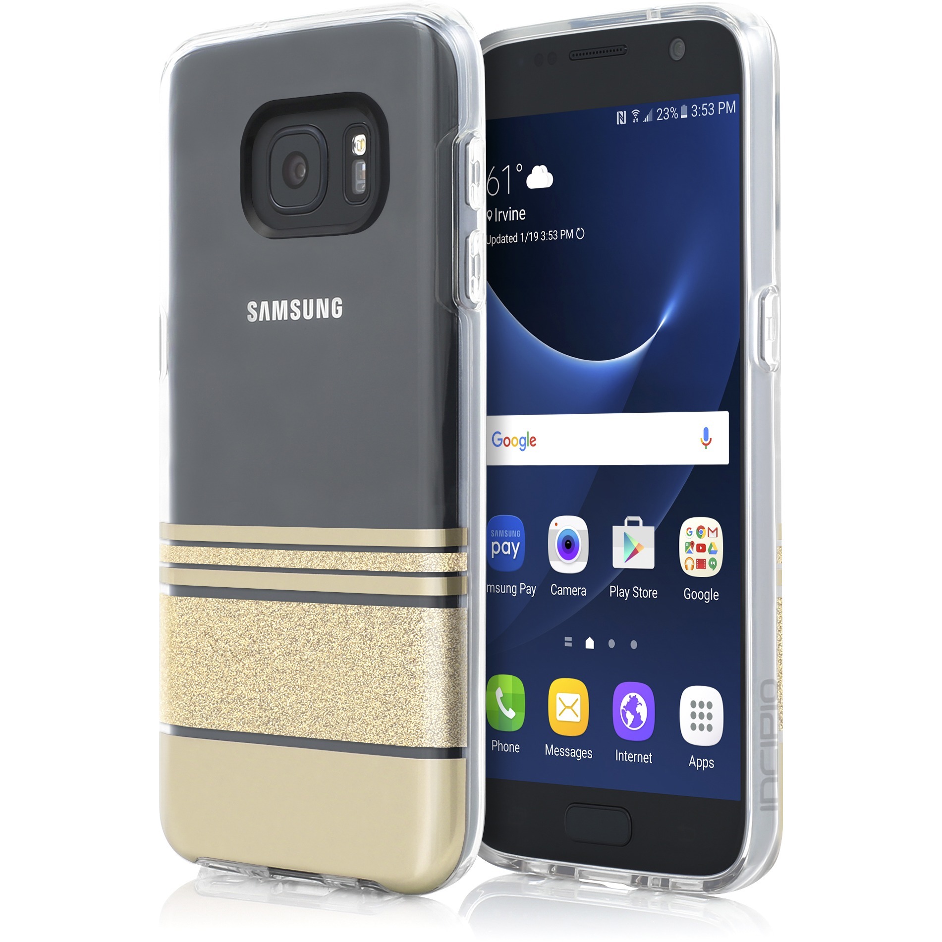 Incipio Wesley Stripes Design Series for Samsung Galaxy S7 - image 1 of 5