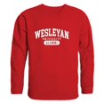 thumbnail image 1 of Wesleyan University Cardinals Alumni Fleece Pullover Crewneck Sweatshirt, Red - Medium, 1 of 1
