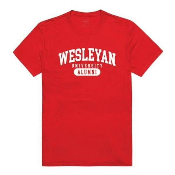 Wesleyan University Cardinals Alumni T-Shirt, Red - 2XL