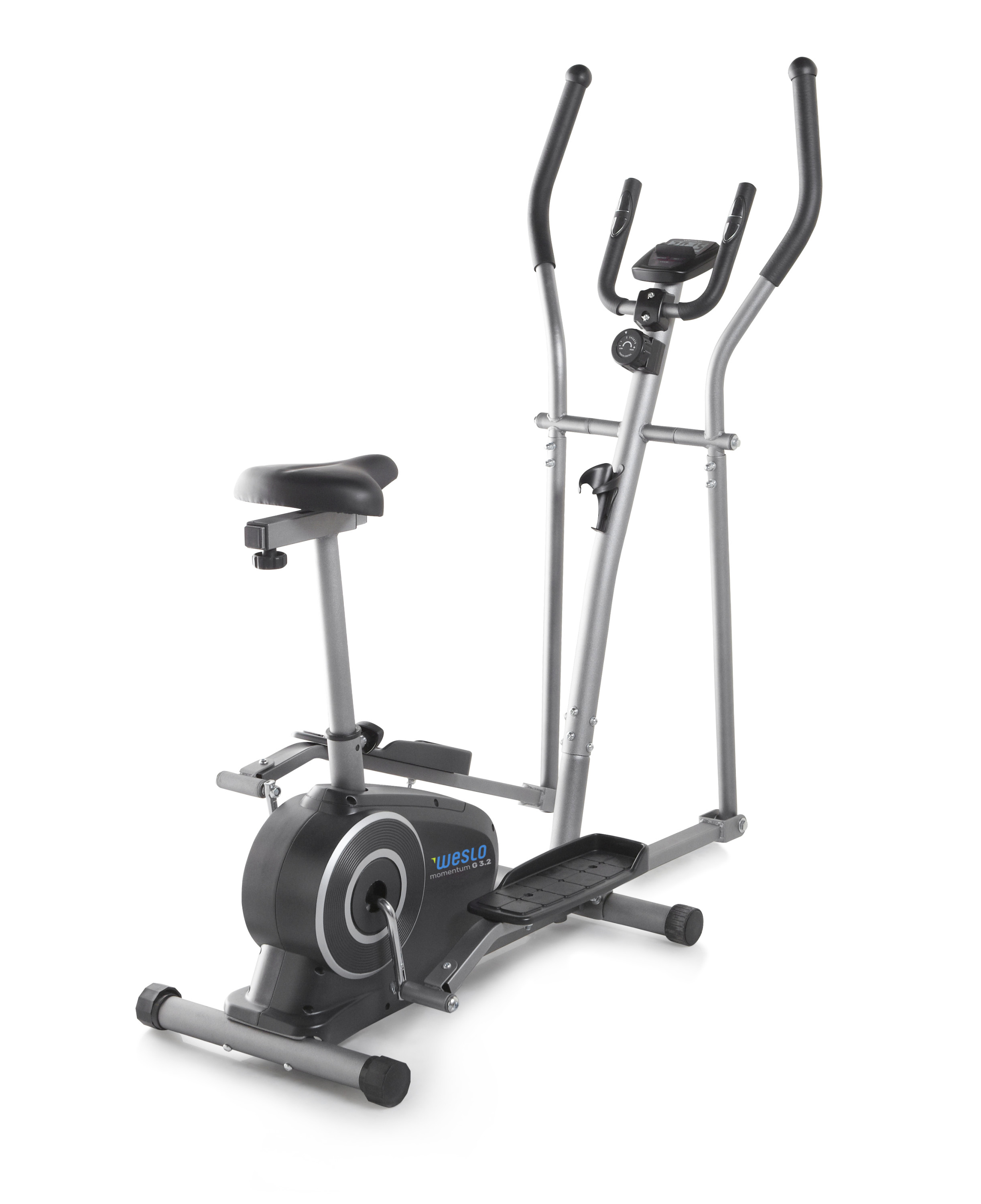 Weslo Momentum G 3.2 Bike and Elliptical Hybrid Trainer with LCD Window Display and 250 lb. Weight Capacity - image 1 of 14