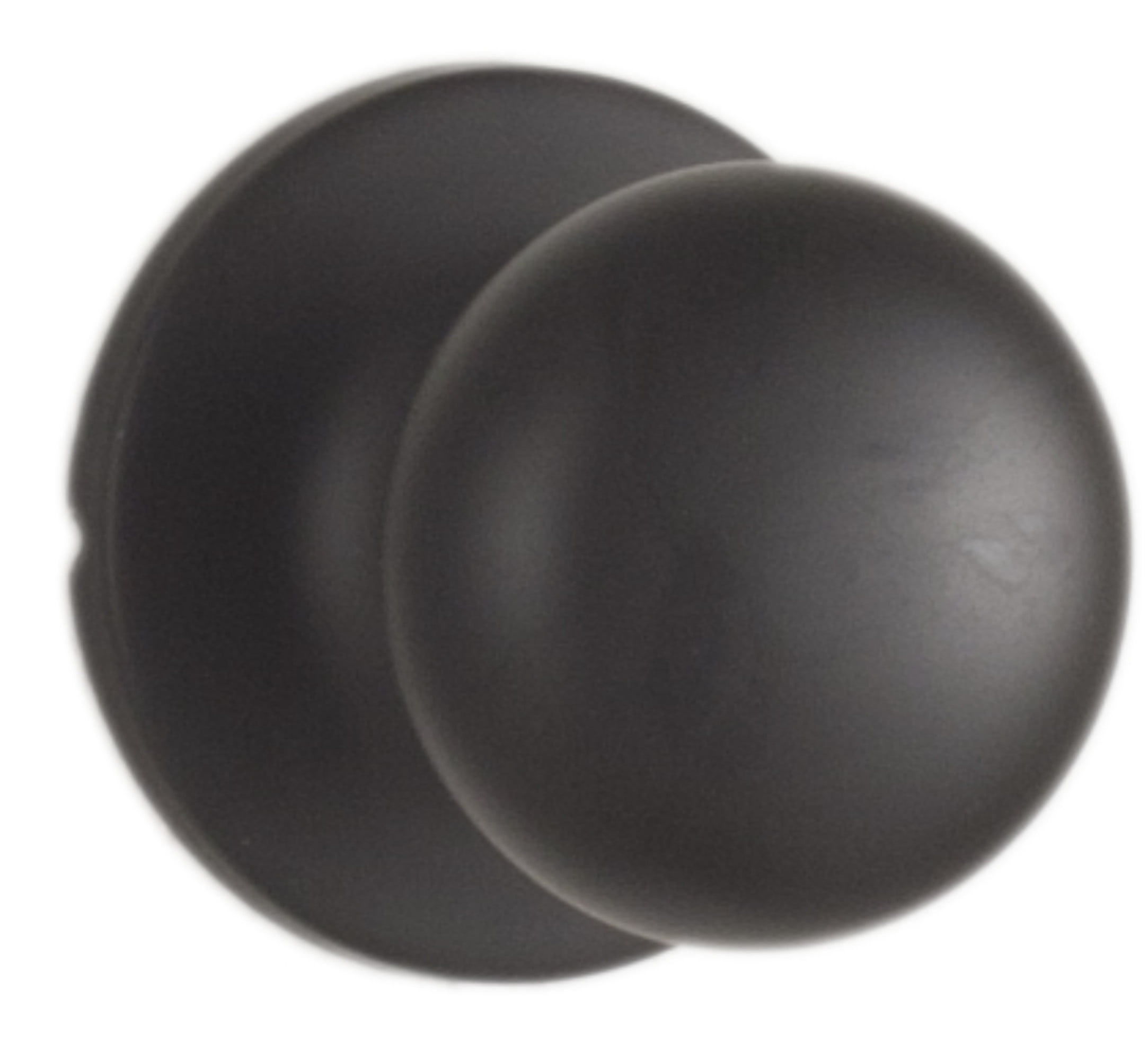 Weslock 00200S2S2 Salem Passage Door Knob Set with Round Rose Matte Black Knobset Passage