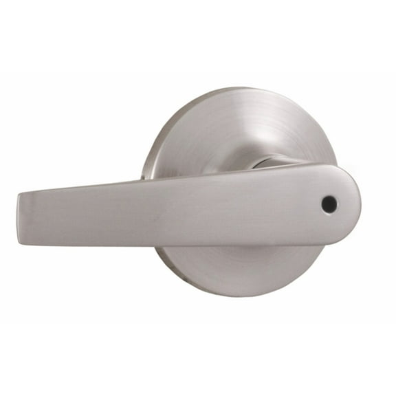 Weslock 00210WNWNFR20 Bristol Privacy Lock with Adjustable Latch and Full Lip Strike Satin Nickel Finish
