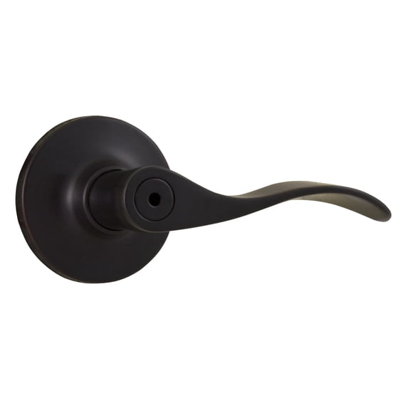 Weslock 00210x1x1FR20 New Haven Privacy Lock with Adjustable Latch and Full Lip Strike Oil Rubbed Bronze Finish