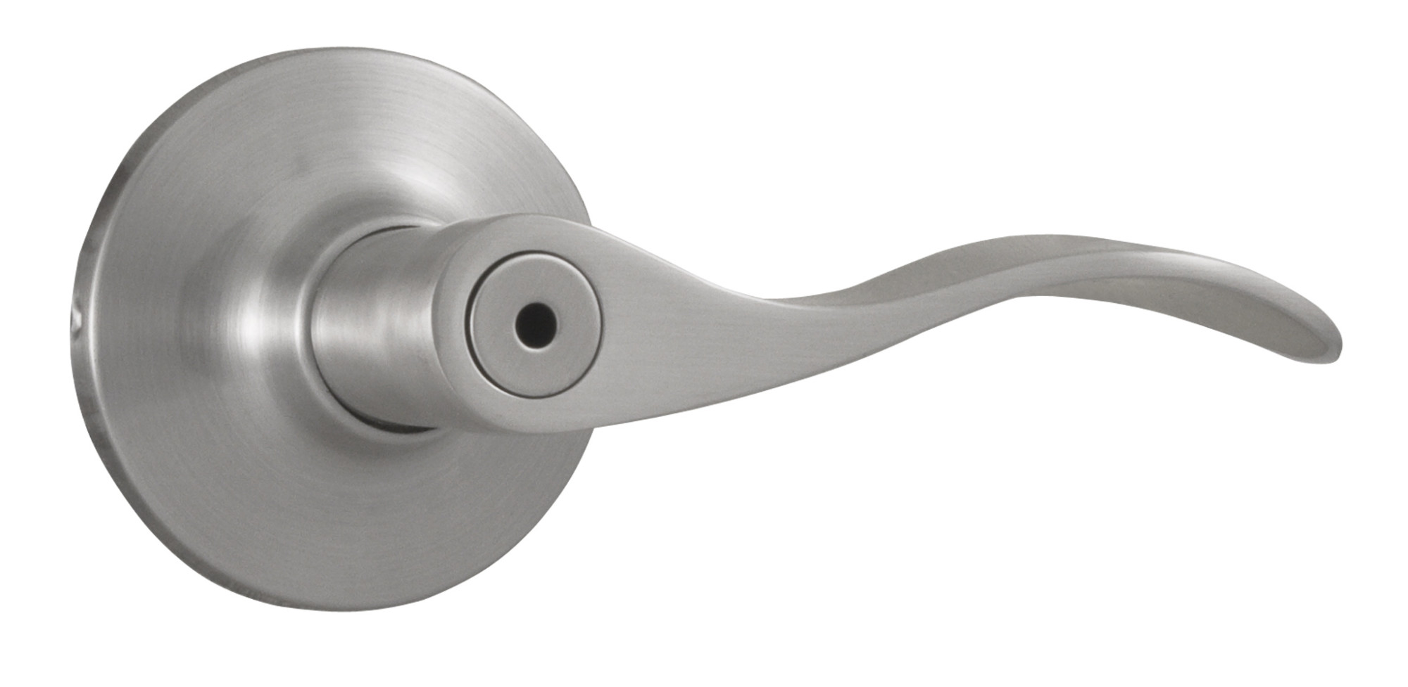 Weslock 00210xNxNFR20 New Haven Privacy Lock with Adjustable Latch and Full Lip Strike Satin Nickel Finish - image 1 of 2