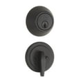 thumbnail image 1 of Weslock 00271-2-2FR22 Solid Brass Single Cylinder Keyed Entry Deadbolt - Matte Black, 1 of 2