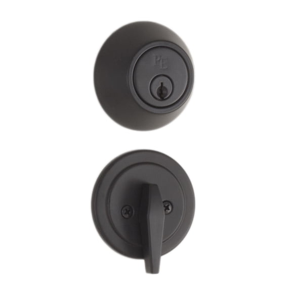 Weslock 00271-2-2FR22 Solid Brass Single Cylinder Keyed Entry Deadbolt - Matte Black