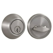 Weslock 00271-N-NFR22 Single Cylinder Deadbolt with Adjustable Latch and Deadbolt Strike Satin Nickel Finish