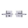 thumbnail image 1 of Weslock 007107676FR20 Philtower Privacy Lock with Adjustable Latch & Full Lip Strike, Bright Chrome, 1 of 1
