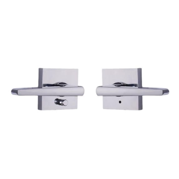 Weslock 007107676FR20 Philtower Privacy Lock with Adjustable Latch & Full Lip Strike, Bright Chrome