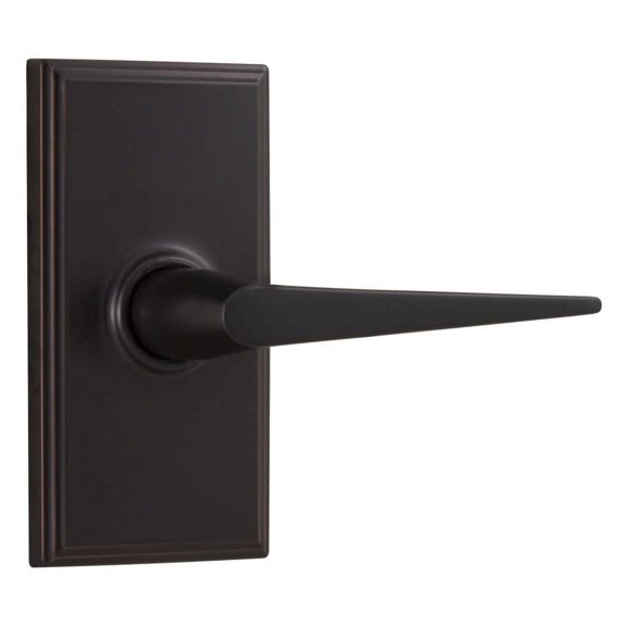 Weslock 037002121SL20 Urbana Woodward Passage Lock with Adjustable Latch and Full Lip Strike Oil Rubbed Bronze Finish