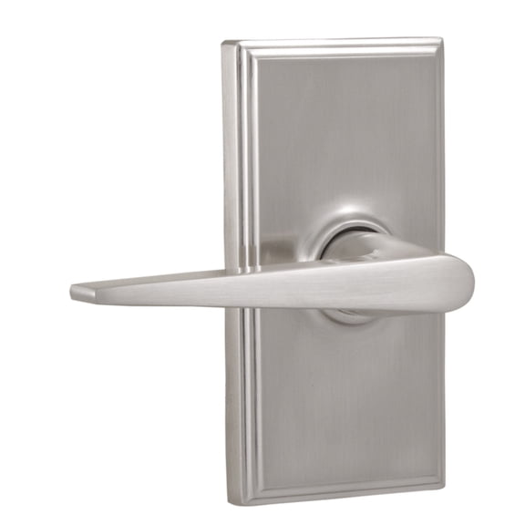 Weslock 037002N2NSL20 Urbana Woodward Passage Lock with Adjustable Latch and Full Lip Strike Satin Nickel Finish