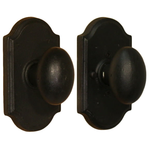 Weslock 07110M2M2SL20 Durham Premiere Privacy Lock with Adjustable Latch and Full Lip Strike Black Finish