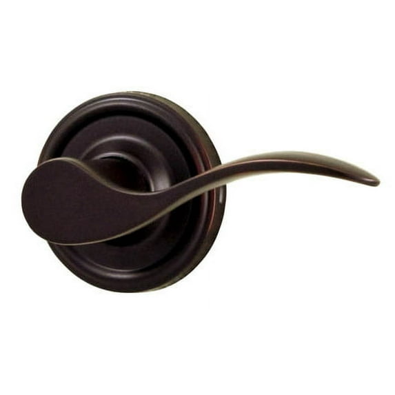 Weslock L1300--U1SL20 Left Hand Bordeau Interior Single Dual Cylinder Handleset Trim for Lexington or Colonial with Adjustable Latch & Round Corner Strikes, Oil Rubbed Bronze